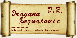 Dragana Ražnatović vizit kartica